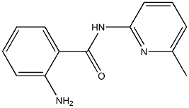 2-氨基-N-(6-甲基吡啶-2-基)苯甲酰胺 结构式