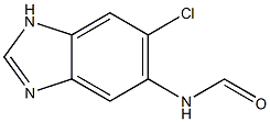 Formamide, N-[6(or 5)-chloro-5(or 6)-benzimidazolyl]- (7CI) 结构式