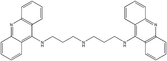 bis-9-aminoacridine 结构式