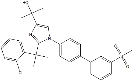 化合物XL652 结构式