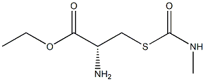 S-(N-methylcarbamate) cysteine ethyl ester 结构式