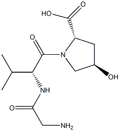 poly(glycyl-valyl-hydroxyproline) 结构式