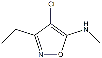 5-Isoxazolamine,4-chloro-3-ethyl-N-methyl-(9CI) 结构式