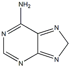 8H-Purin-6-amine,  radical  ion(1-) 结构式