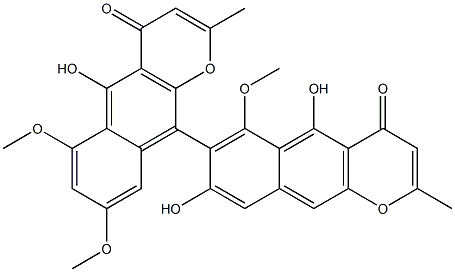 dianhydroaurasperone C 结构式