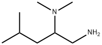 (1-amino-4-methylpentan-2-yl)dimethylamine 结构式