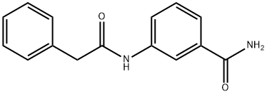 3-[(2-phenylacetyl)amino]benzamide 结构式