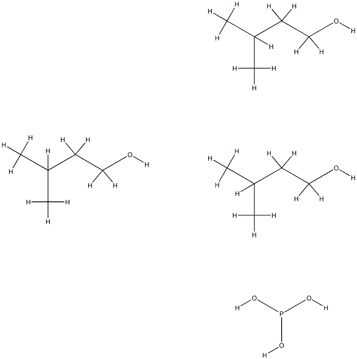 1-Butanol, 3-methyl-, phosphite (3:1) 结构式