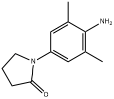 1-(4-氨基-3,5-二甲基苯基)吡咯烷-2-酮 结构式