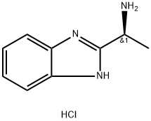 (S)-(-)-2-(Α-甲基甲胺)-1H-苯并咪唑 结构式