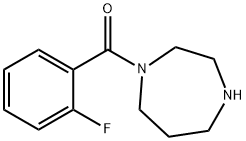 1-(2-fluorobenzoyl)-1,4-diazepane 结构式