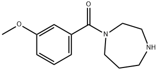 1-(3-methoxybenzoyl)-1,4-diazepane 结构式