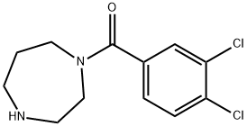 1-(3,4-dichlorobenzoyl)-1,4-diazepane 结构式