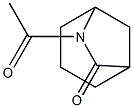 6-Azabicyclo[3.2.1]octan-7-one, 6-acetyl- (6CI,7CI) 结构式