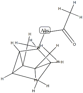 Tricyclo[2.2.1.02,6]heptan-3-ol, 1,7-dimethyl-, acetate, stereoisomer (9CI) 结构式