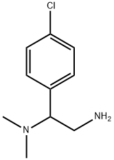N-[2-amino-1-(4-chlorophenyl)ethyl]-N,N-methylamine 结构式