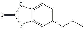 2H-Benzimidazole-2-thione,1,3-dihydro-5-propyl-(9CI) 结构式