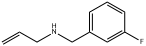 [(3-fluorophenyl)methyl](prop-2-en-1-yl)amine 结构式