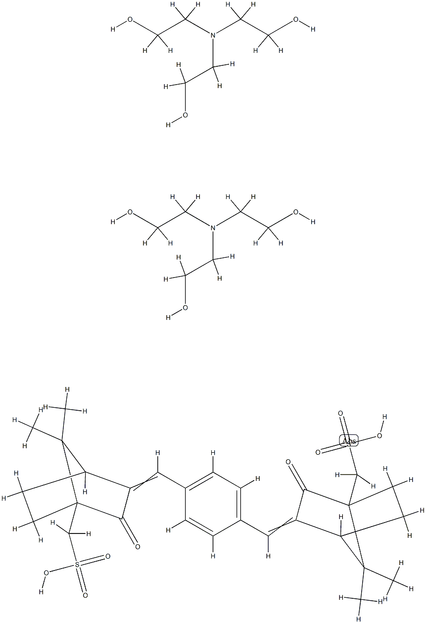 依莰舒三乙醇胺 结构式