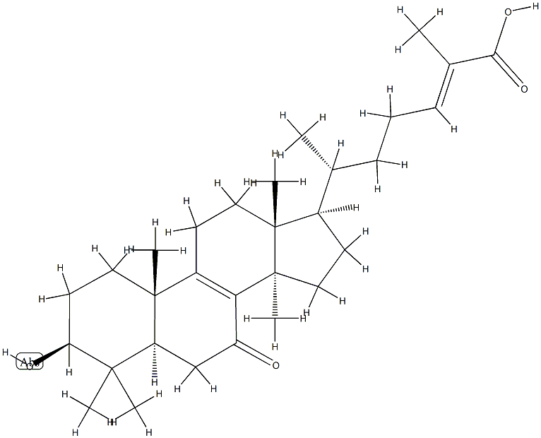 7-氧代-灵芝酸Z 结构式