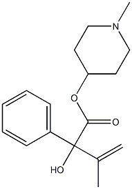 α-(1-Methylethenyl)-α-hydroxybenzeneacetic acid 1-methyl-4-piperidyl ester 结构式