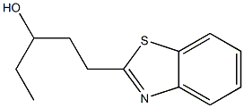 2-Benzothiazolepropanol,alpha-ethyl-(7CI) 结构式