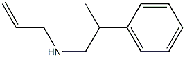 (2-phenylpropyl)(prop-2-en-1-yl)amine 结构式