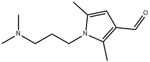 1-[3-(dimethylamino)propyl]-2,5-dimethyl-1H-pyrrole-3-carbaldehyde 结构式