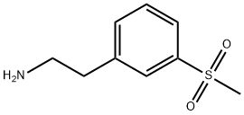 2-(3-甲砜基苯基)乙胺 结构式