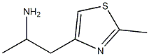 4-Thiazoleethanamine,  -alpha-,2-dimethyl- 结构式