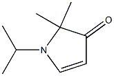 3H-Pyrrol-3-one,1,2-dihydro-2,2-dimethyl-1-(1-methylethyl)-(9CI) 结构式