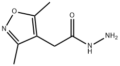 2-(3,5-dimethyl-4-isoxazolyl)acetohydrazide(SALTDATA: HCl) 结构式