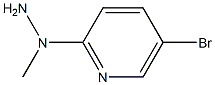 5-溴-2-(1-甲基肼基)吡啶 结构式