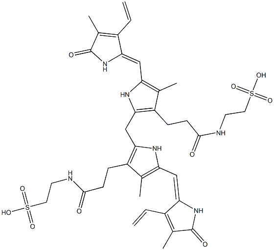 BILIRUBINDITAURATE 结构式