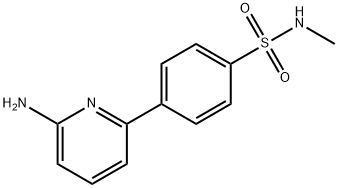 4-(6-aMinopyridin-2-yl)-N-MethylbenzenesulfonaMide 结构式