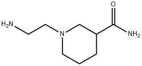 1-(2-氨基乙基)哌啶-3-甲酰胺 结构式