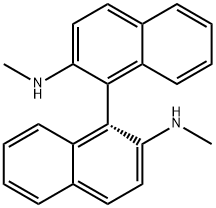 R-N,N'-二甲基联萘胺 结构式