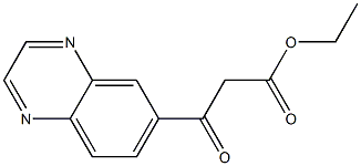 6-Quinoxalinepropanoic acid, β-oxo-, ethyl ester 结构式