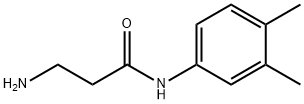 N~1~-(3,4-dimethylphenyl)-beta-alaninamide(SALTDATA: HCl) 结构式