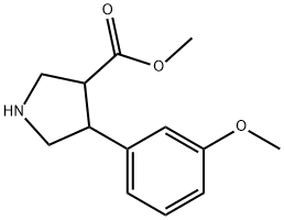 methyl 4-(3-methoxyphenyl)pyrrolidine-3-carboxylate