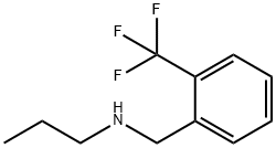 N-[2-(trifluoromethyl)benzyl]propan-1-amine 结构式