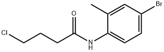 N-(4-bromo-2-methylphenyl)-4-chlorobutanamide 结构式