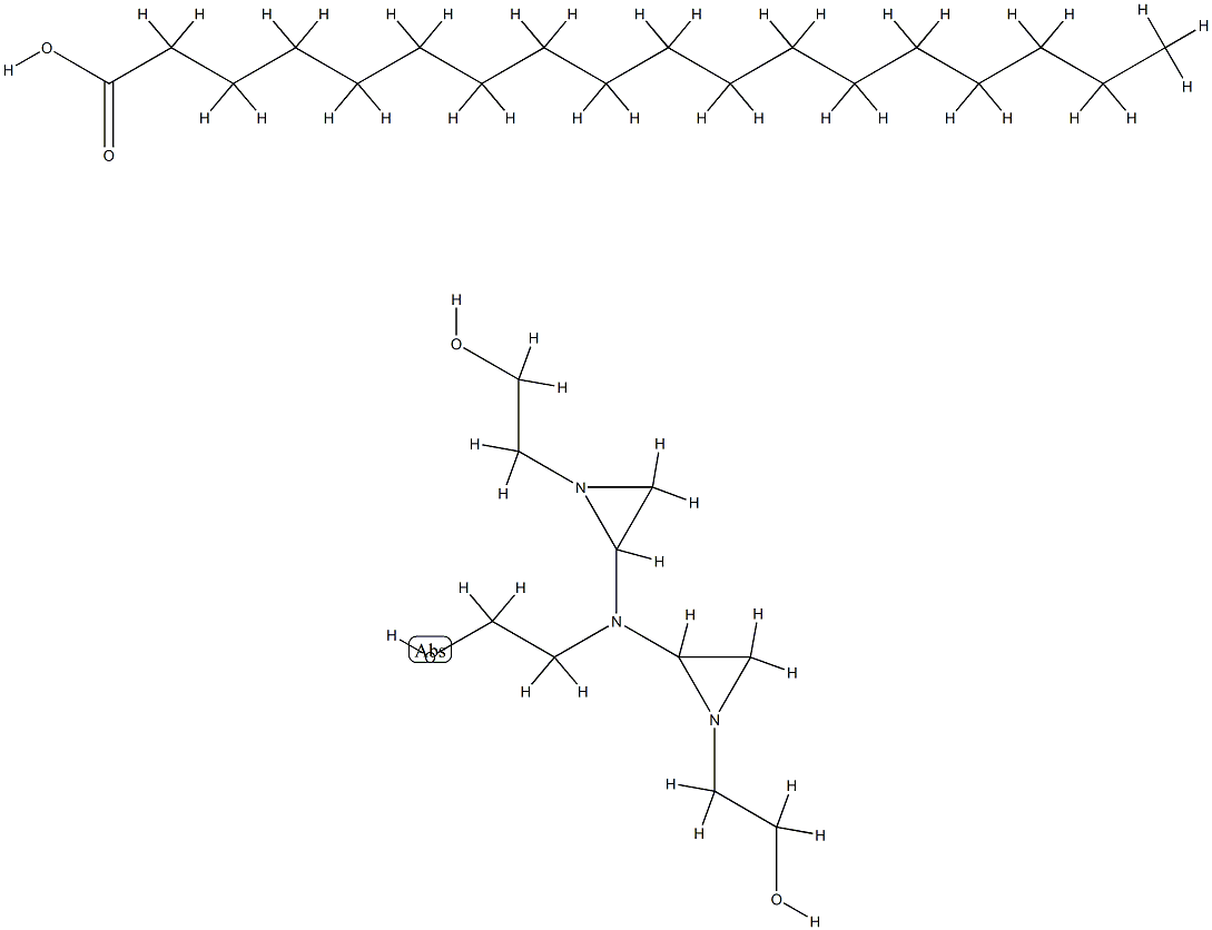 stearic acid, monoester with 2,2'-[[(2-hydroxyethyl)imino]bis(ethyleneimino)]diethanol  结构式