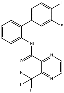 联苯吡嗪菌胺 结构式