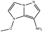 1H-Imidazo[1,2-b]pyrazol-7-amine,  1-methoxy- 结构式