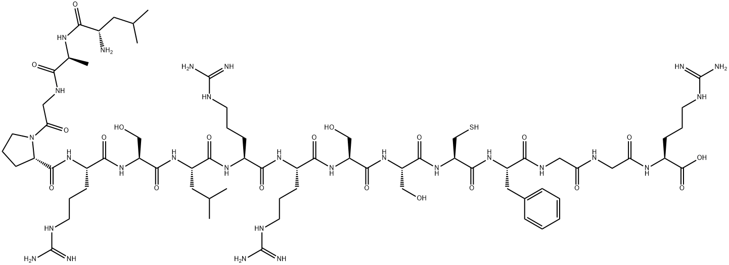 atrial natriuretic factor (1-16) 结构式