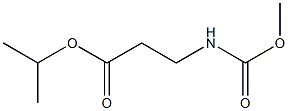 -bta--Alanine,  N-(methoxycarbonyl)-,  1-methylethyl  ester 结构式