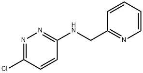 6-chloro-N-(pyridin-2-ylmethyl)pyridazin-3-amine 结构式