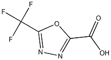 5-(三氟甲基)-1,3,4-恶二唑-2-羧酸 结构式