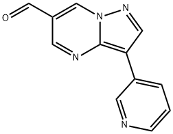 3-Pyridin-3-yl-pyrazolo[1,5-a]pyrimidine-6-carbaldehyde 结构式